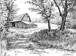'Memory Lane' drawing by Diane Wright